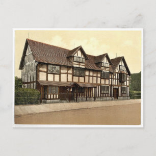 Cartão Postal Local de nascimento de Shakespeare, Stratford-on-A