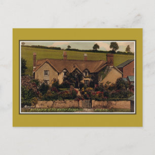 Cartão Postal Local de nascimento de Sir Walter Raleigh, Hayes B