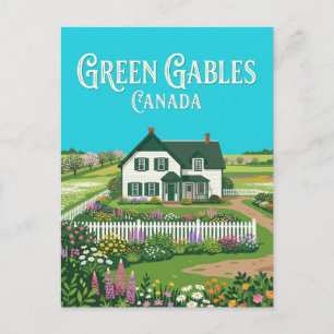 Cartão Postal Local Histórico Green Gables Canadá