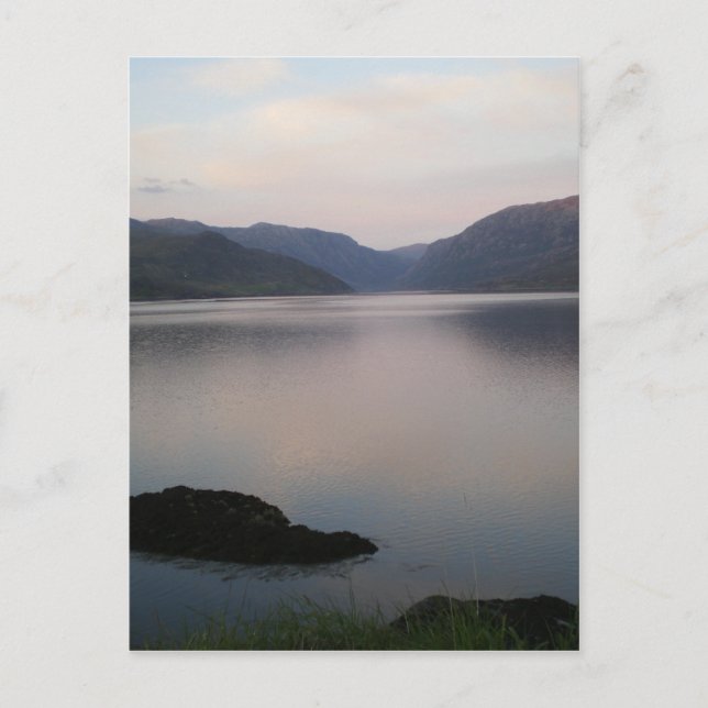 Cartão Postal Loch Assynt (Frente)