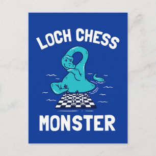 Cartão Postal Loch Chess Monster