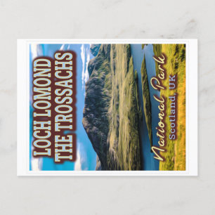 CARTÃO POSTAL LOCH LOMOND E TROSSACHS NATIONAL PARK - UK