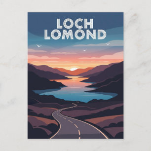 Cartão Postal Loch Lomond Scotland Viagem