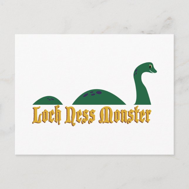 Cartão Postal Loch Ness Monster (Frente)