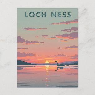 Cartão Postal Loch Ness Nessie Viagem