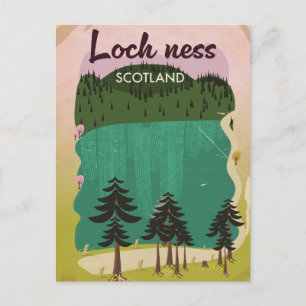 Cartão Postal Loch Ness Scotland