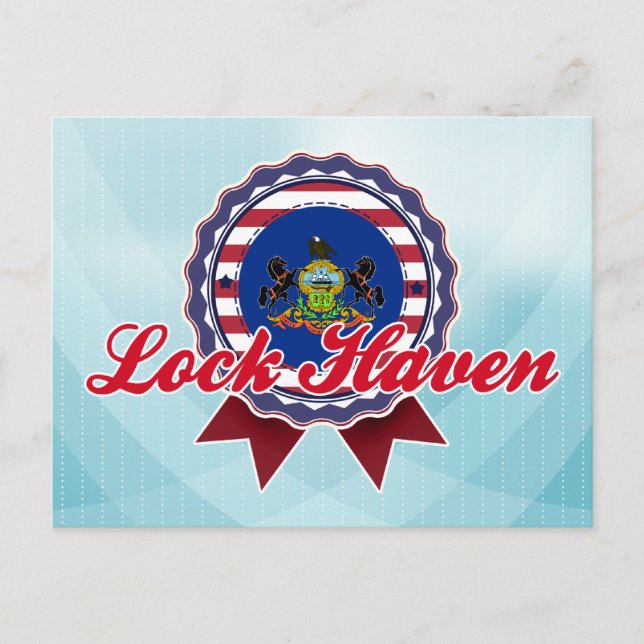 Cartão Postal Lock Haven, PA (Frente)
