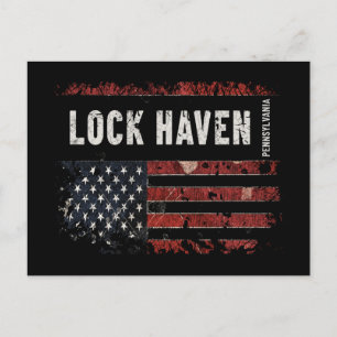 Cartão Postal Lock Haven Pensilvânia