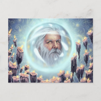 Cartão Postal Locked Within The Crystal Ball