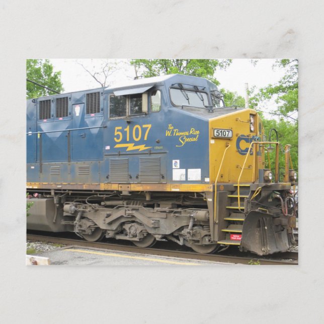 Cartão Postal Locomotiva (Frente)