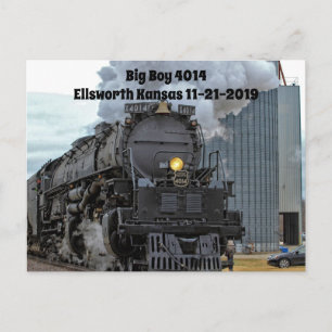 Cartão Postal Locomotiva a Vapor Big Boy 4014