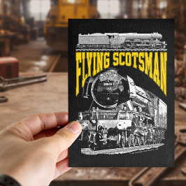 Cartão Postal Locomotiva a Vapor Flying Scotsman 1923 LNER.