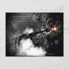 Cartão Postal Locomotiva do Comboio a Vapor