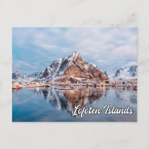 Cartão Postal Lofoten Islands, Noruega