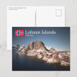 Cartão Postal Lofoten Islands Norway