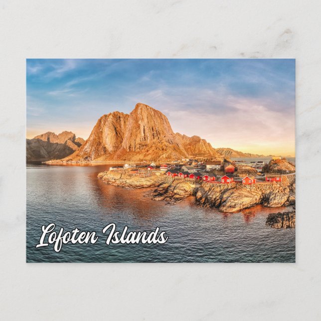 Cartão Postal Lofoten, Noruega (Frente)
