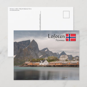 Cartão Postal Lofoten Noruega