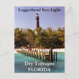 Cartão Postal Loggerhead Key Lighthouse, Cartão-postal da Flórid
