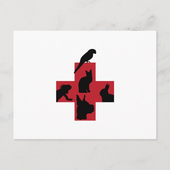 CARTÃO POSTAL LOGO VETERINÁRIO (Frente)