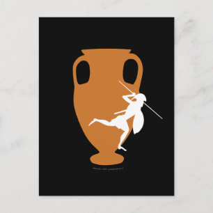 Cartão Postal Logótipo a laranja e branco Panoply