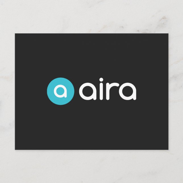 Cartão Postal Logotipo Aira (Frente)