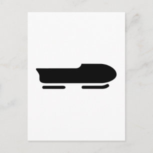Cartão Postal Logótipo bobsled