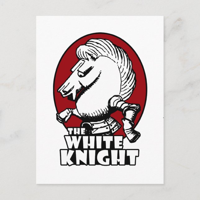 Cartão Postal Logotipo Branco Vermelho (Frente)