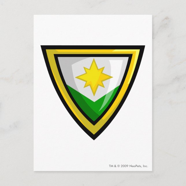 Cartão Postal Logotipo Brightvale da equipe (Frente)