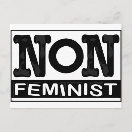 Cartão Postal Logótipo clássico não feminista