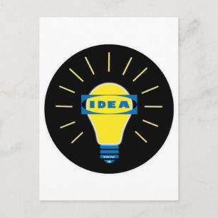 Cartão Postal Logótipo da Brigth Idea Parody