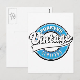 Cartão Postal Logotipo da Forever vintage Austrália Cartão-posta