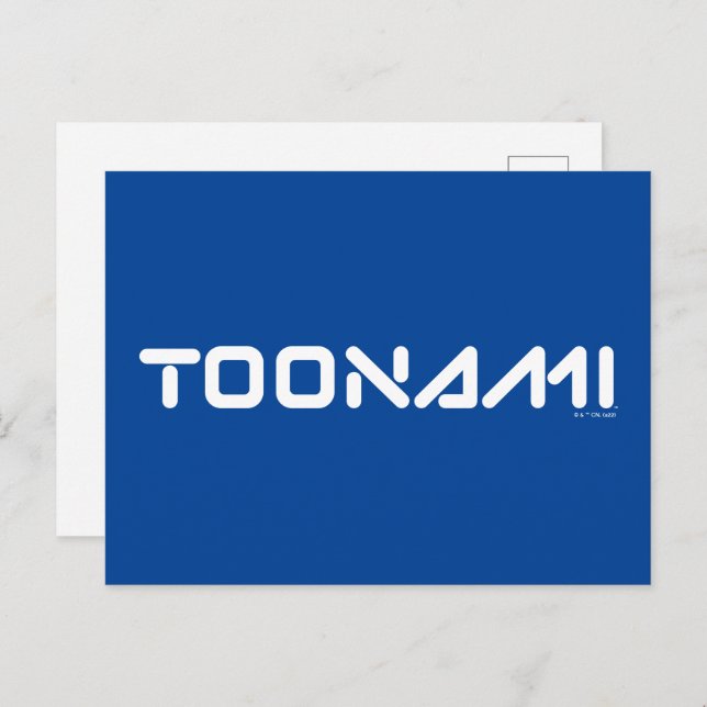 Cartão Postal Logotipo de fonte digital Toonami (Frente/Verso)
