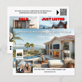 Cartão Postal Logotipo de foto editável anunciado no mercado imo