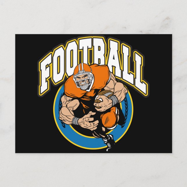 Cartão Postal Logotipo de futebol (Frente)