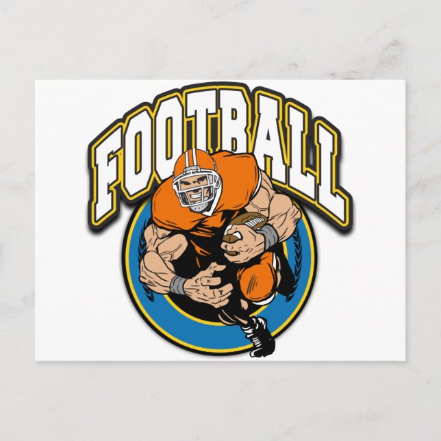 Cartão Postal Logotipo de futebol (Frente)