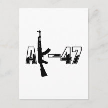 Logotipo de rifle de assalto AK-47 AKM