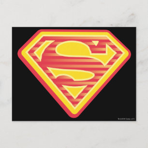 Cartão Postal Logotipo de Supergirl Far-Out