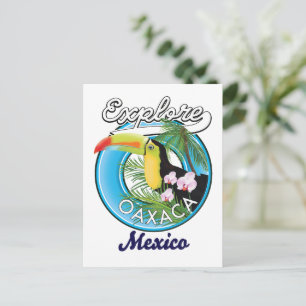 Cartão Postal logotipo de viagem Oaxaca México