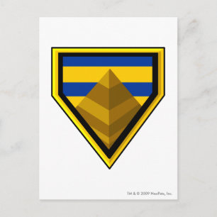 Cartão Postal Logotipo do deserto da equipe perdido