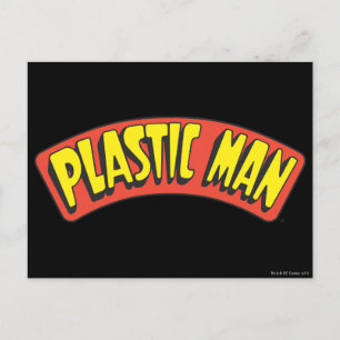 Cartão Postal Logotipo do Homem Plástico