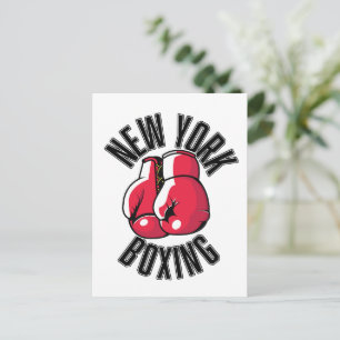 Cartão Postal Logotipo do New York Boxing