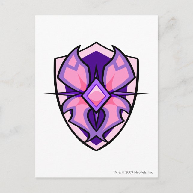 Cartão Postal Logotipo do Team Faerieland (Frente)