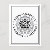 Logotipo emblema da coroação do rei Charles III We