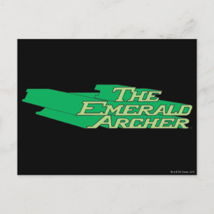 Cartão Postal Logotipo Emerald Archer