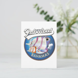 Cartão Postal Logotipo fabuloso das Bahamas