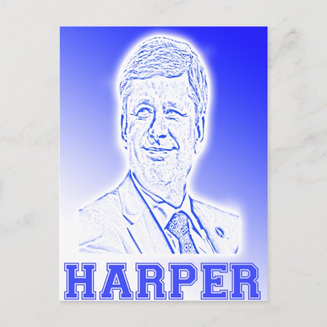 Cartão Postal Logotipo Harper (Frente)