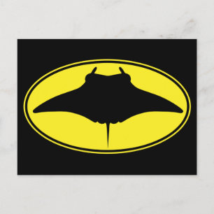 Cartão Postal Logotipo Manta Ray