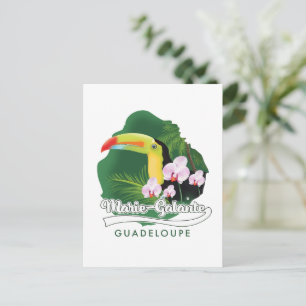 Cartão Postal Logótipo Marie Galante Guadeloupe