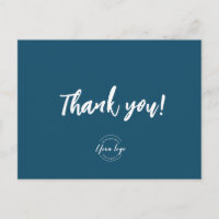 Logotipo personalizado Azul branco Apreciação do c