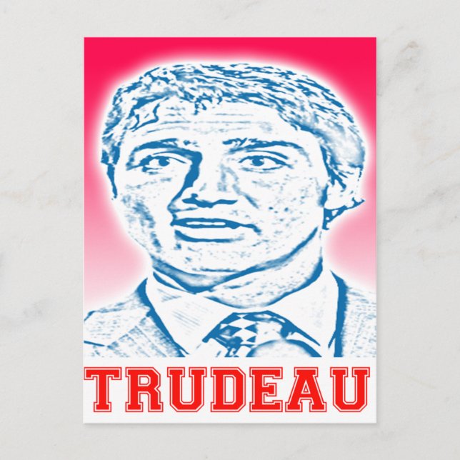 Cartão Postal Logotipo Trudeau (Frente)